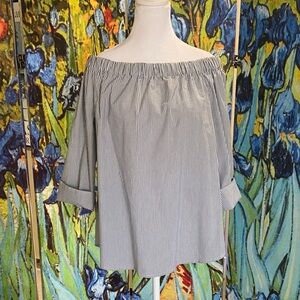 Striped Off-Shoulder Top